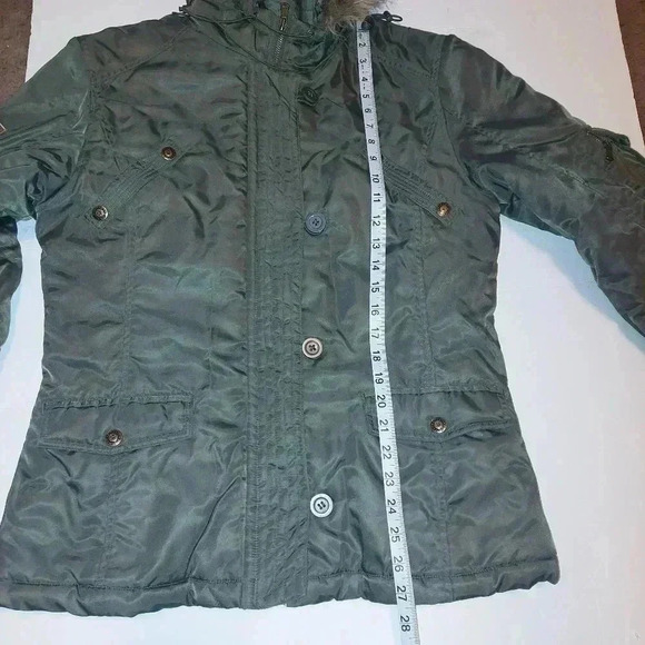 Womens the original Arizona Coat Army green size Large - Picture 11 of 13